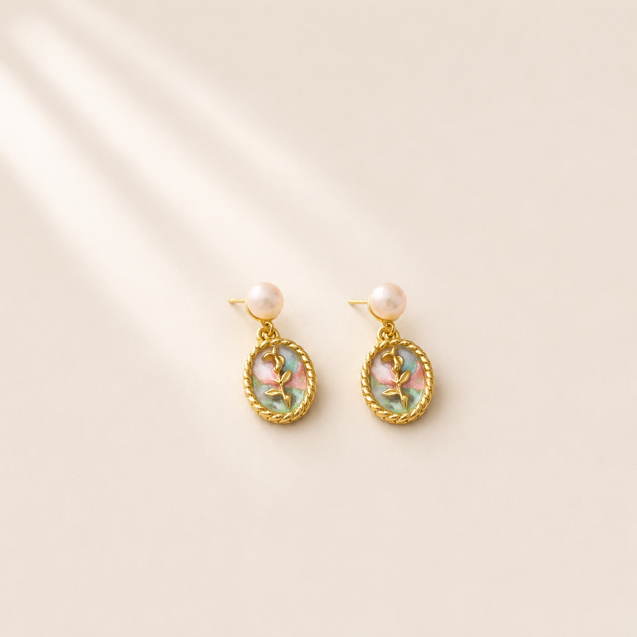 Monet Bloom Pearl Earrings