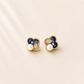 Midnight Garden Pearl Earrings